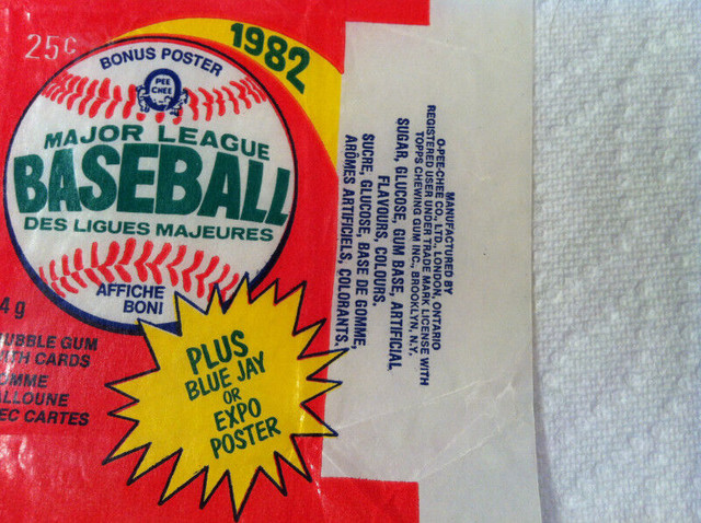 1982 O-Pee-Chee Wax Baseball Wrappers in Arts & Collectibles in City of Toronto - Image 4
