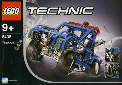Selling a Lego technic 8435 4WD set from 2004. Includes instructions but no box.