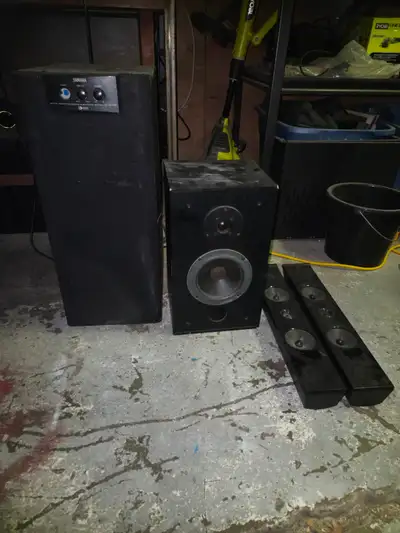Assorted Home Audio Speakers – Subwoofers, Towers, Bookshelves, View more