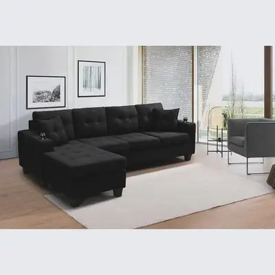 Modular Bliss: 4 Seater sectional Sofa couch for Any Room, View more