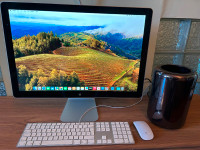 Mac Pro (Late 2013) + Apple Cinema Display 24"