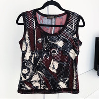 NEW - Picadilly Fashion - Women's Sleeveless Blouse Top (Size S)
