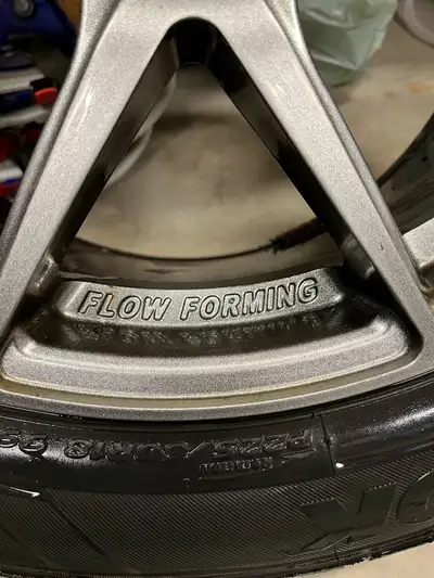 Hankook tires set of 4 with aluminum rims off of a BMW X3 M40.i sent wrong hub included.