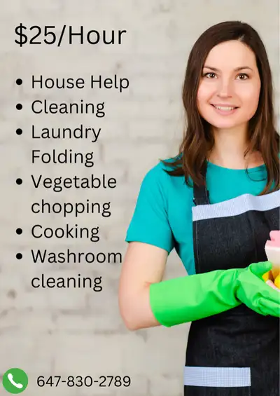 We provide Standard and Deep cleaning services that includes 1. Cleaning of Kitchen, Washrooms, Vacu...