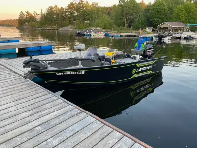 2019 Legend 16’ XTE SC Sport Pleasure Craft Premium Package, also includes Mercury 60 ELPT 4 Stroke...
