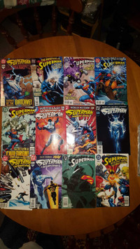 12 Superman Comics 1997