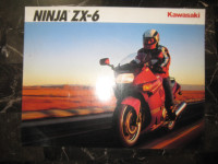 Kawasaki Motorcycle Ninja ZX-6 Brochure - $10.00 obo