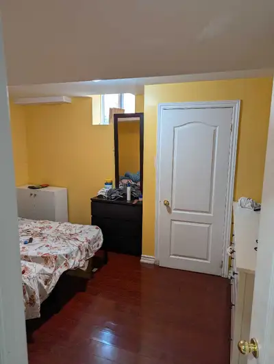 Basement available for Rent. Close to Trinity common Mall. It has separate Entrance and Laundry. Sui...