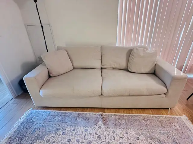 Soft Contemporary Structube 3‑Seater Sofa