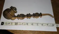 Walnut long-stem pipe