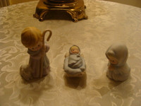 La sacrée familie, La vierge Marie, L'Enfant Jesus et José,