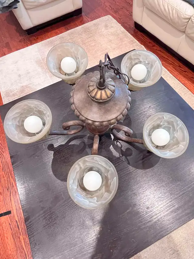 Vintage Chandelier w/ 2 Wall Sconce Lighting Set63240734997379122