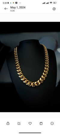 18k Gold Plated Stainless Steel Chain NO FADE OR TARNISH