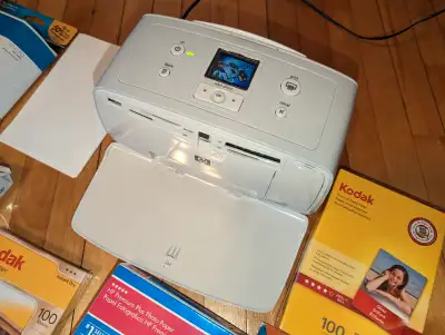 HP Photosmart 335 photo printer + accessories, View more
