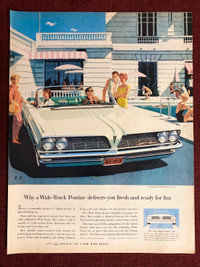 1961 Pontiac Bonneville Original Ad