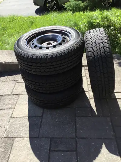 For sale winter tires and rims used 2 seasons lots of tread 235/65/R18 came off 2020 Lexus RX 350