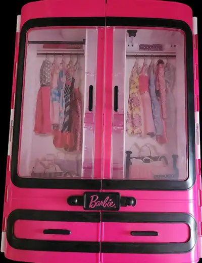 Barbie portable wardrobe.  Kids toy. I deliver!, View more