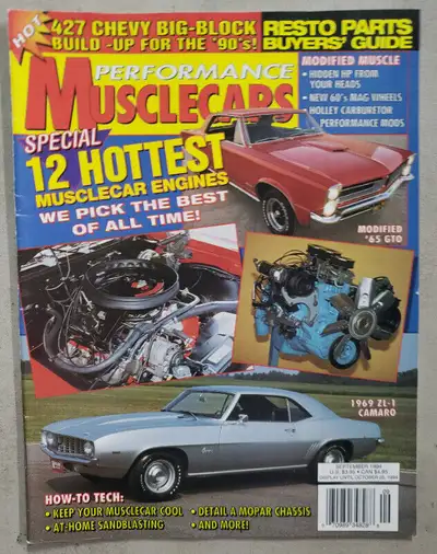 Muscle Car magazines IF THE AD IS POSTED THE ITEMS ARE FOR SALE. 4 Muscle Car Classics 1987 to 1992....