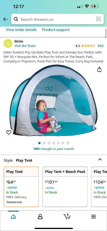 BBluv - Anti UV Play Tent in Playpens, Swings & Saucers in City of Toronto