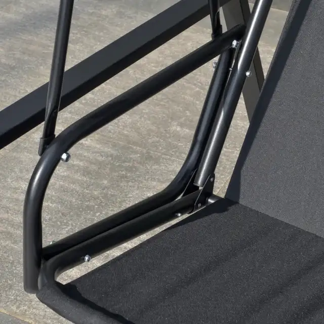  2 Seater Covered Outdoor Swing Chair Porch Swing Bench Lounger  in Patio & Garden Furniture in Markham / York Region - Image 9