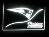 NEW ENGLAND PATROITS 8X12 LED NEON BAR OR MANCAVE SIGN