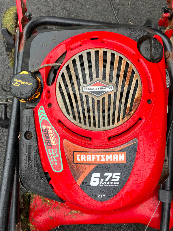 6.75 HP Briggs & Stratton lawn mower body is rusted Sold PPU