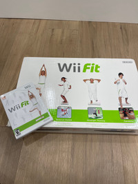 Nintendo Wii fit board and dvd