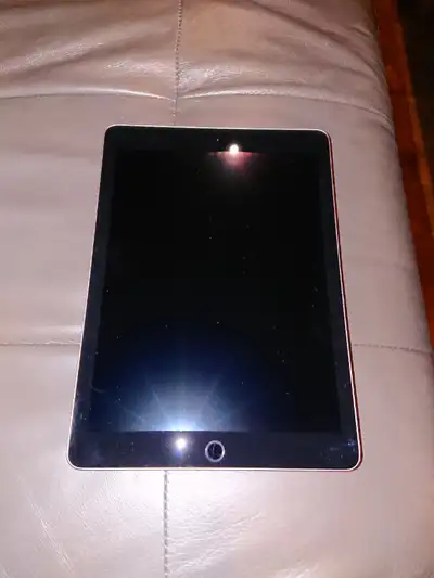 Apple iPad Air 2 Black come with Logitech Smart Cover Case Note: There is a hair line crack on the d...