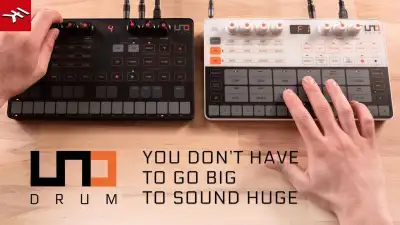 IK-Multimedia's ALL ANALOG .. UNO Synth & UNO Drum Machine, View more