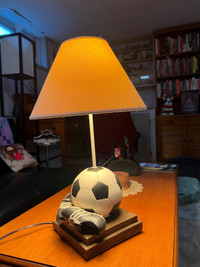 Soccer bedside lamp