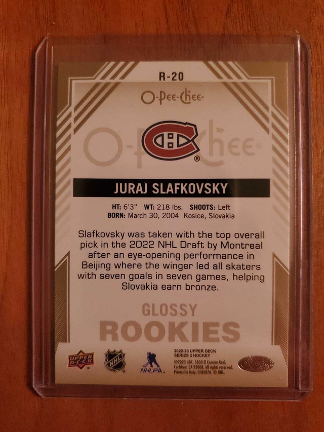 Juraj Slafkovsky Rc in Arts & Collectibles in Dartmouth - Image 2