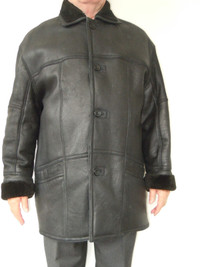 Men's sheepskin coat. New never worn Large/Extra Large. Ask $80.