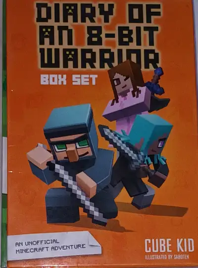 Minecraft; Diary of an 8-Bit Warrior Box Set Volume 1-4 Books, View more