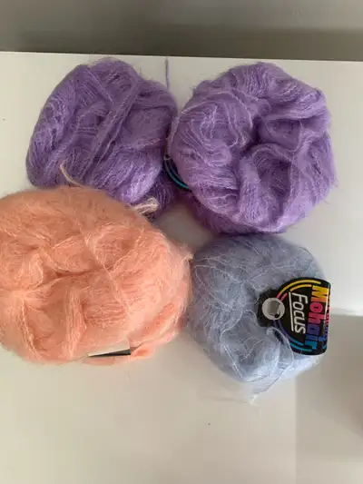 Assorted Mohair Yarn, View more