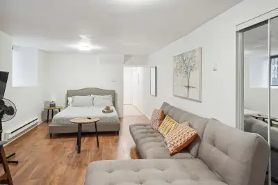 Bachelor Apartment for Rent in Plateau, Montreal