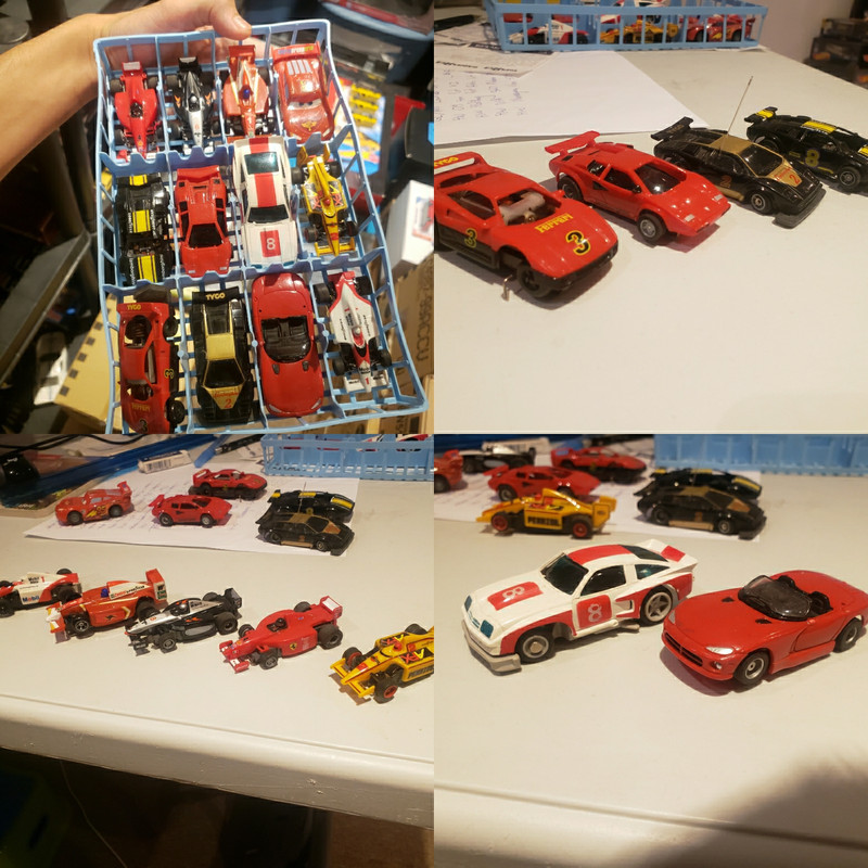 VHTF Tyco HO AFX 1/64 Slot Cars F1/Lambo/Ferrari/McQueen Arts