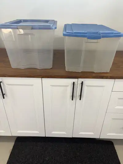 2 Clear Totes, View more