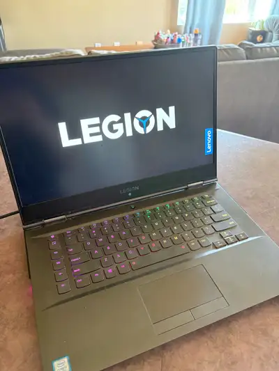 Gaming Lenovo Legion Y740-15IRHg laptop. Has RGB keyboard. Has charging cable. Lightly used for scho...