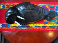 For sale hand carved walrus from Nunavut 