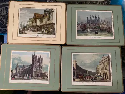 Pimpernel Vintage Placemats, Old English Inns, View more