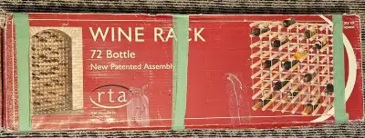 New in Box - 72 Bottle Wine Rack Storage System, View more
