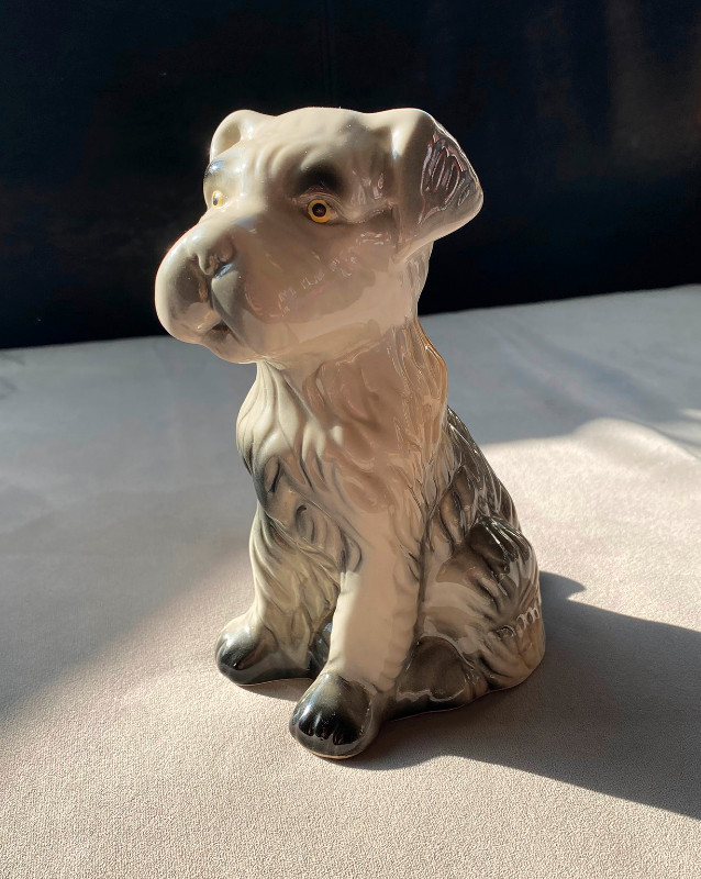 Vintage Ceramic Scott Terrier Dog Statuette 6 Inches Tall in Arts & Collectibles in City of Toronto