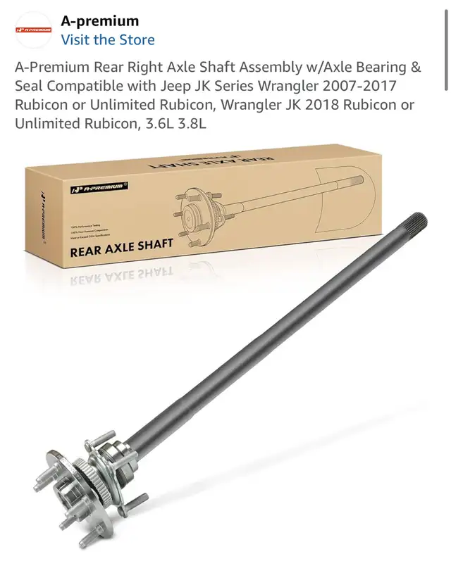  Rear Right Axle Shaft Jeep 07-18 in Other in Hamilton - Image 2