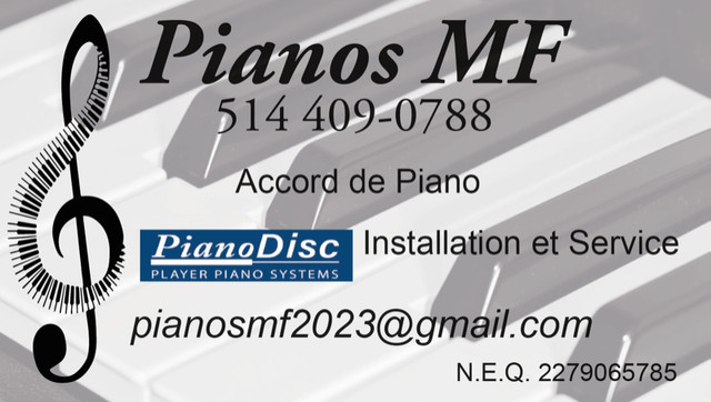 Accordeur - Technicien de piano   514-409-0788 dans Pianos et claviers  à Laval/Rive Nord