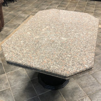 Table de salle à dîner en granite véritable