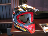 New Scott 350 Speed Red/Blk Motocross ATV Helmet Adult Size M