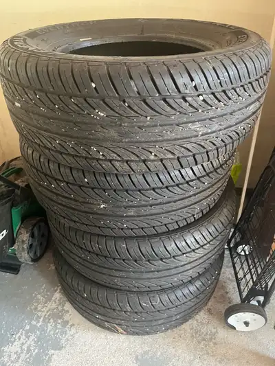 235/60/R16 Very good tires. Contact me at (647) 828-9499.