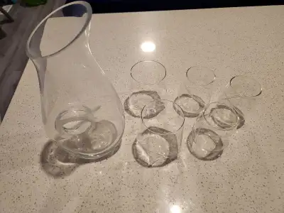 Elevate your wine experience with our new decanter & glasses se! Crafted for perfection, timeless de...