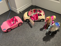 Auto cheval Barbie