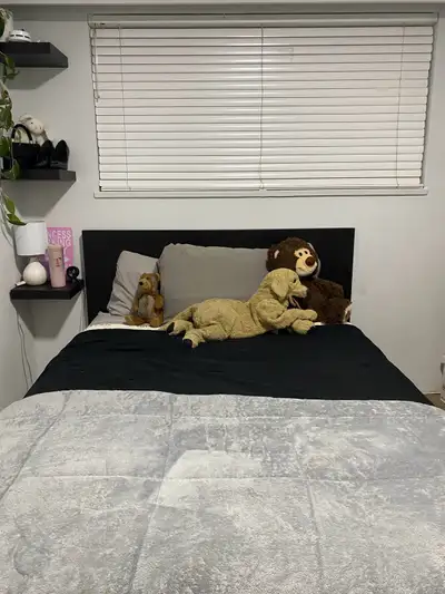 Black MALM Twin/Double Storage Bed, View more